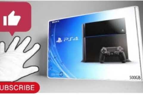 The ps4 launch consolé unboxing -sony playtation