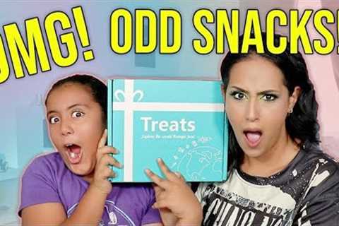 SOME WERE WEIRD! | International Snack Box Unboxing