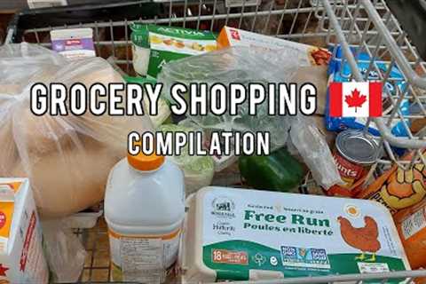 Grocery Shopping Compilation in Canada 🛒