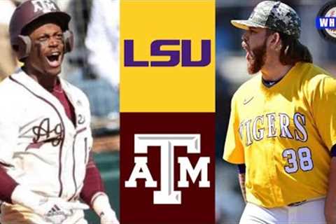 #1 LSU vs #15 Texas A&amp;M Highlights (Game 3, Exciting Game!) | 2023 College Baseball Highlights