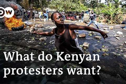 Kenya: Protesters clash with police in Nairobi | DW News