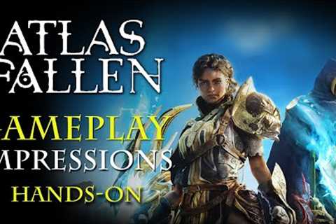 Atlas Fallen Gameplay Preview Hands-On Impressions - Action Role Playing Game
