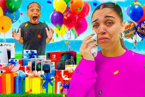 Kid Surprised Mom With Birthday Presents **She Got Emotional**