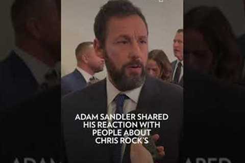 Adam Sandler on Chris Rock's Netflix Stand-Up Special | PEOPLE