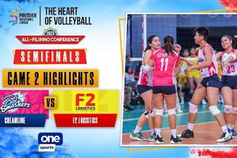 Creamline vs. F2 Logistics G2 semis highlights | 2023 PVL All-Filipino Conference - Mar. 21, 2023