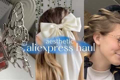 Aesthetic AliExpress haul 📦 Unboxing cute, fashion and useful items ✨