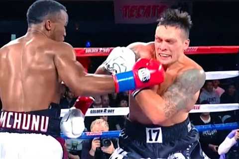 Oleksandr Usyk (Ukraine) vs Thabiso Mchunu (South Africa) | KNOCKOUT, BOXING fight, HD, 60 fps