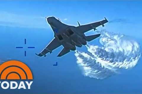 US releases video of Russian jet incident with American drone