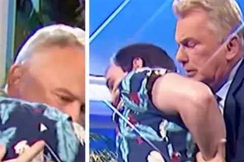 Watch Moment Pat Sajak Tackles Wheel of Fortune Contestant with Perfect Game