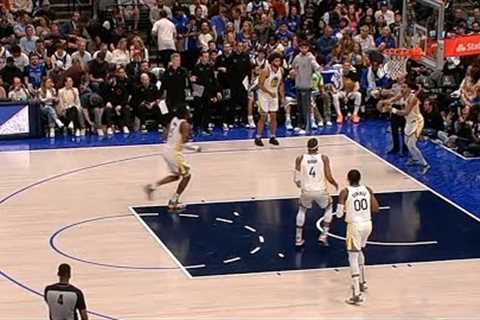Mavs line up on wrong side of court and give Warriors wide open dunk 😂