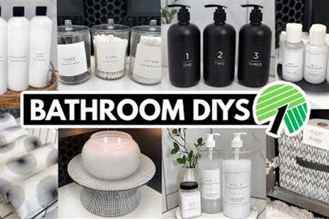 Dollar Tree Bathroom DIYs + Hacks (EASY luxury ORGANIZATION ideas for CHEAP!)