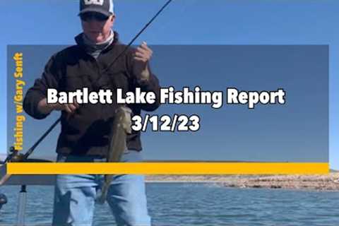 Bartlett Lake Fishing Report  3/12/23
