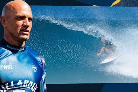 Kelly Slater Talks Tom Brady's Retirement, Gives Insights Into Opening Rnd | Billabong Pro Pipeline