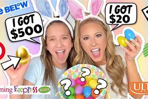 LETTING MYSTERY EASTER EGGS CHOOSE WHERE WE SHOP &amp; HOW MUCH WE SPEND 😱🫣