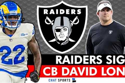 Las Vegas Raiders Are Signing CB David Long In 2023 NFL Free Agency | Raiders News