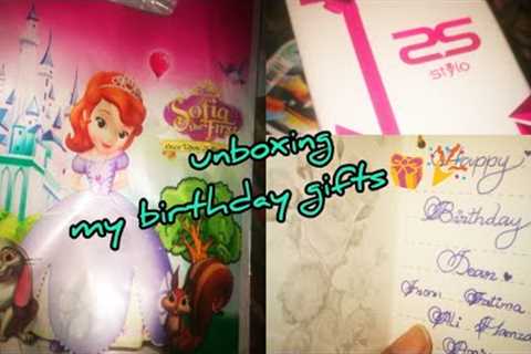 birthday gifts unboxing🎁|| ma na kud ko kia gift diya?😂|| 20 gifts at my 20thy birthday #eman