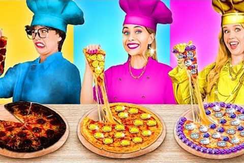 BROKE VS RICH VS ULTRA RICH COOKING CHALLENGE || Funny Kitchen Hacks by 123 GO! FOOD