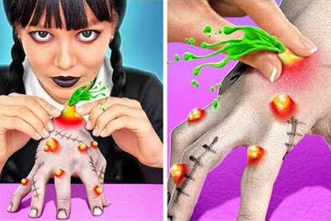 Wednesday Addams At School! *Gadgets and Hacks To Become Popular*