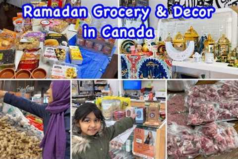 Ramadan Grocery Shopping and Decor | Kya Kya buy Kia ? Ramadan 2023 vlog @humakhanvlogs