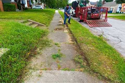 Random Renter Receives Free Lawn Makeover in Time-Lapse Video | Lawn Mowing