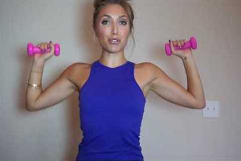5 minute arm workout- get long, lean, toned arms