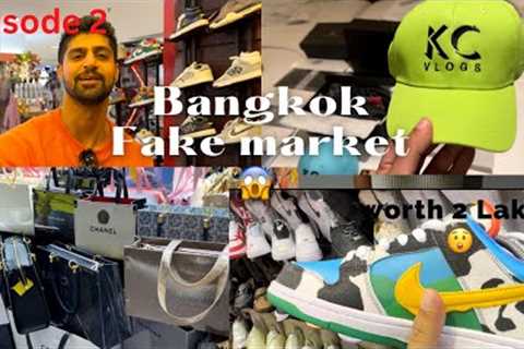 Biggest Fake Market in Thailand🇹🇭, Met Tanuj Virvani While Sneaker shopping 😍| KC Vlogs