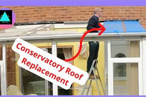 Replace leaking Conservatory Roof. How to fit polycarbonate sheeting.