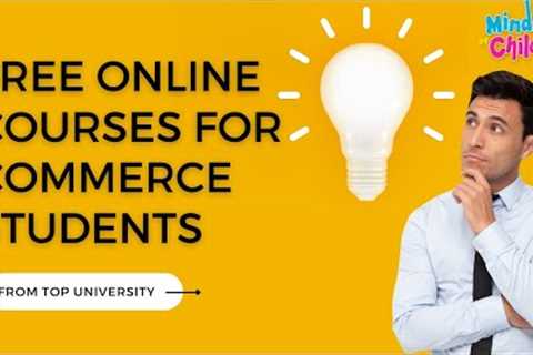 Free Online Courses | Tamil | Commerce Student | Profile | Resume | Top University | #careercoach