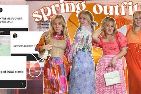 SPRING OUTFITS 🌼 | styling 15 thrifted colorful springs looks ft. your suggestions! | WELL-LOVED