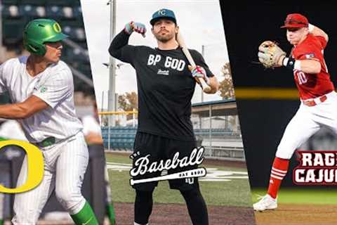 1v1v1 HITTRAX BASEBALL | Bat Bro Will vs. JT (Louisiana) vs. Dominic Hellman (Oregon)