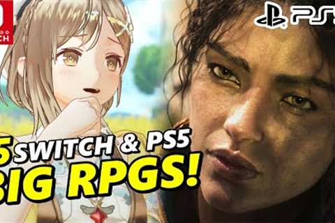 15 BIG Upcoming Nintendo Switch &amp; PS5 RPGS in 2023 !