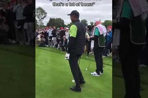 Tiger Wood’s hole in one comment at the JP McManus Pro-Am 😂 🍺 | mollyjoe