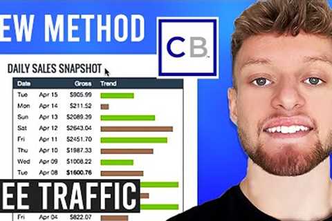 New Clickbank Affilaite Marketing FREE Method! (Step By Step Walkthrough) *Earn $300/Day*