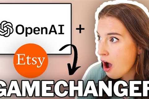 How to use ChatGPT to make money online 🤯 | 5 ways to SKYROCKET your Etsy shop using OpenAI