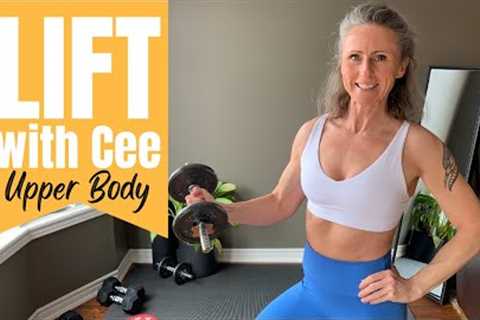 UPPER BODY weight training for women over 40 (with dumbbells) 1