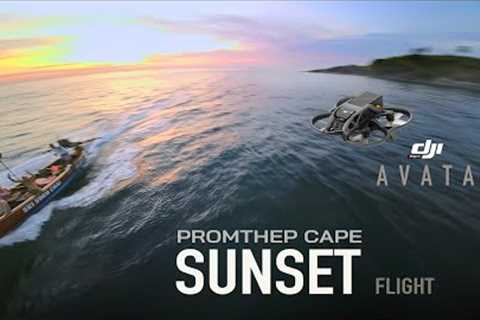 SUNSET DRONE SHOT [FPV] | DJI AVATA M-MODE | PROMTHEP CAPE PHUKET | DJI ACTION2 [2.7K] FPV THAILAND