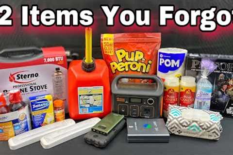 12 Forgotten Items Every Prepper Should Stockpile (Food Storage Preps)