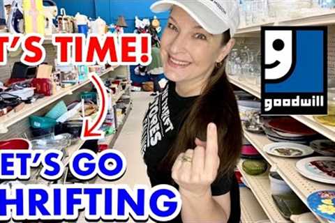 Something new! Thrifting GOODWILL + a Thrift Haul * HOME DECOR &amp; More!