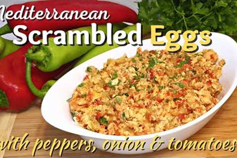 MUST TRY Mediterranean Scrambled Eggs! Easy &amp; Healthy Breakfast Recipe | Home Cooking
