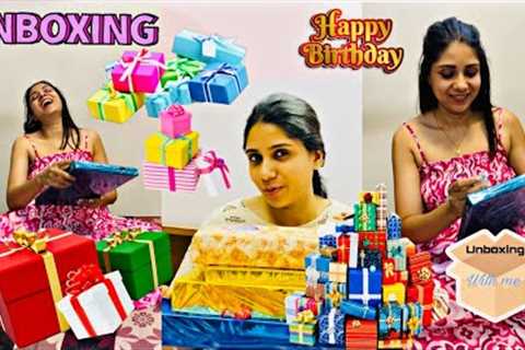 Birthday Gifts Unboxing|Gifts Unboxing Video|Gifts Unboxing Vlog#birthdaygiftunboxing#unboxing#gifts