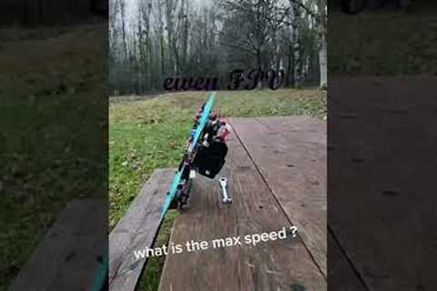 How fast is the FPV racing drone?  Take you to see the world's fastest FPV drone