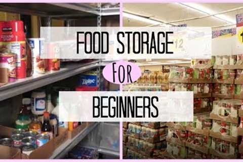 Food Storage - Stockpile Pantry For Beginners