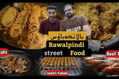 Review of Best Karahi at Bala Tikka Rawalpindi street food, beef tikka &amp; kabab by Taste &amp;..