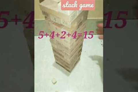Unboxing💜 stack game(jenga)#unboxing #easy#new#funny#viral#trending#games #shorts#creative#gaming