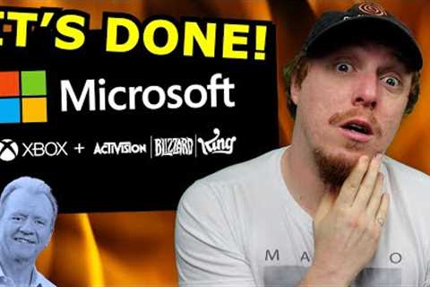The Microsoft deal to buy Activision IS DONE! Xbox WINS over PlayStation in Court!