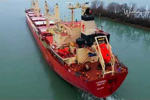 FEDNAV FEDERAL BALTIC by Windsor Aerial Drone Photography