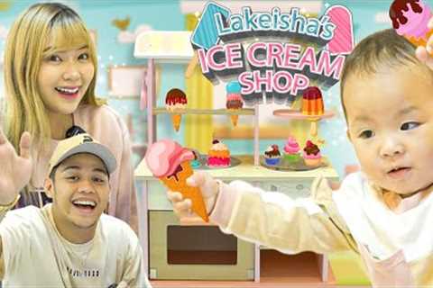 Baby Lakeisha's Ice Cream Store | Toy Unboxing