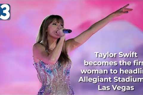 Taylor Swift takeover in Las Vegas: Swift becomes first woman to headline at Allegiant Stadium
