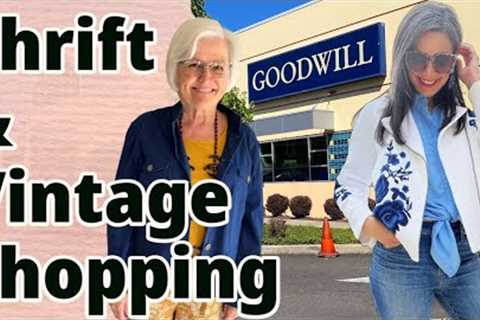 Home Decor Shopping - Thrift With Me - Goodwill and Vintage Haul -  #youtube #homedecor