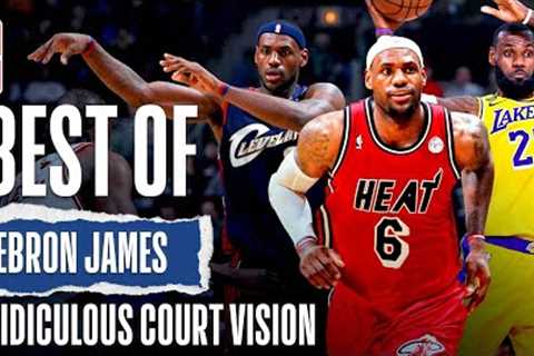 LeBron James' Ridiculous Court Vision 👀
